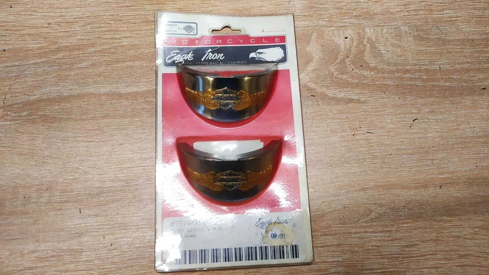 HARLEY-DAVIDSON TOURING 1993-2013 TURN SIGNAL / INDICATOR PAIR EAGLE WING VISORS